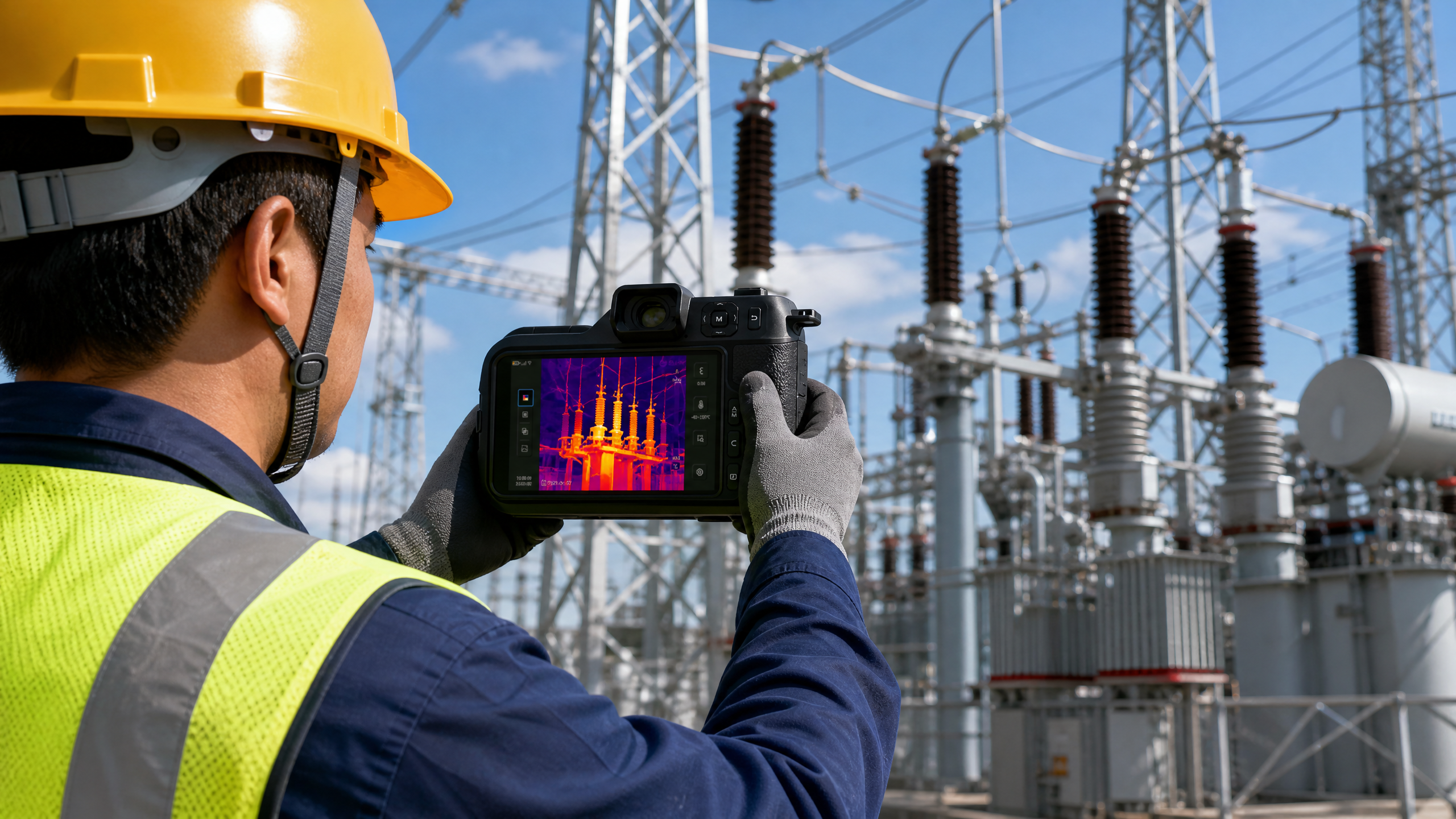 Thermal camera substation inspection case study