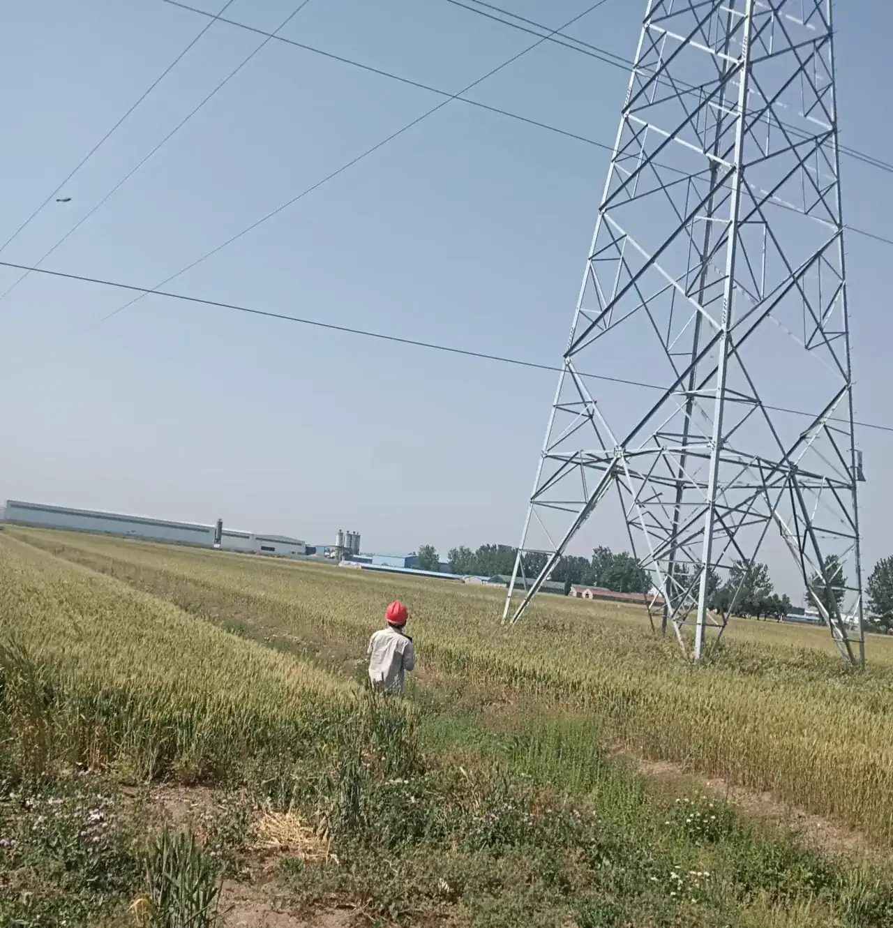 Anonymous transmission structure thermal inspection scene
