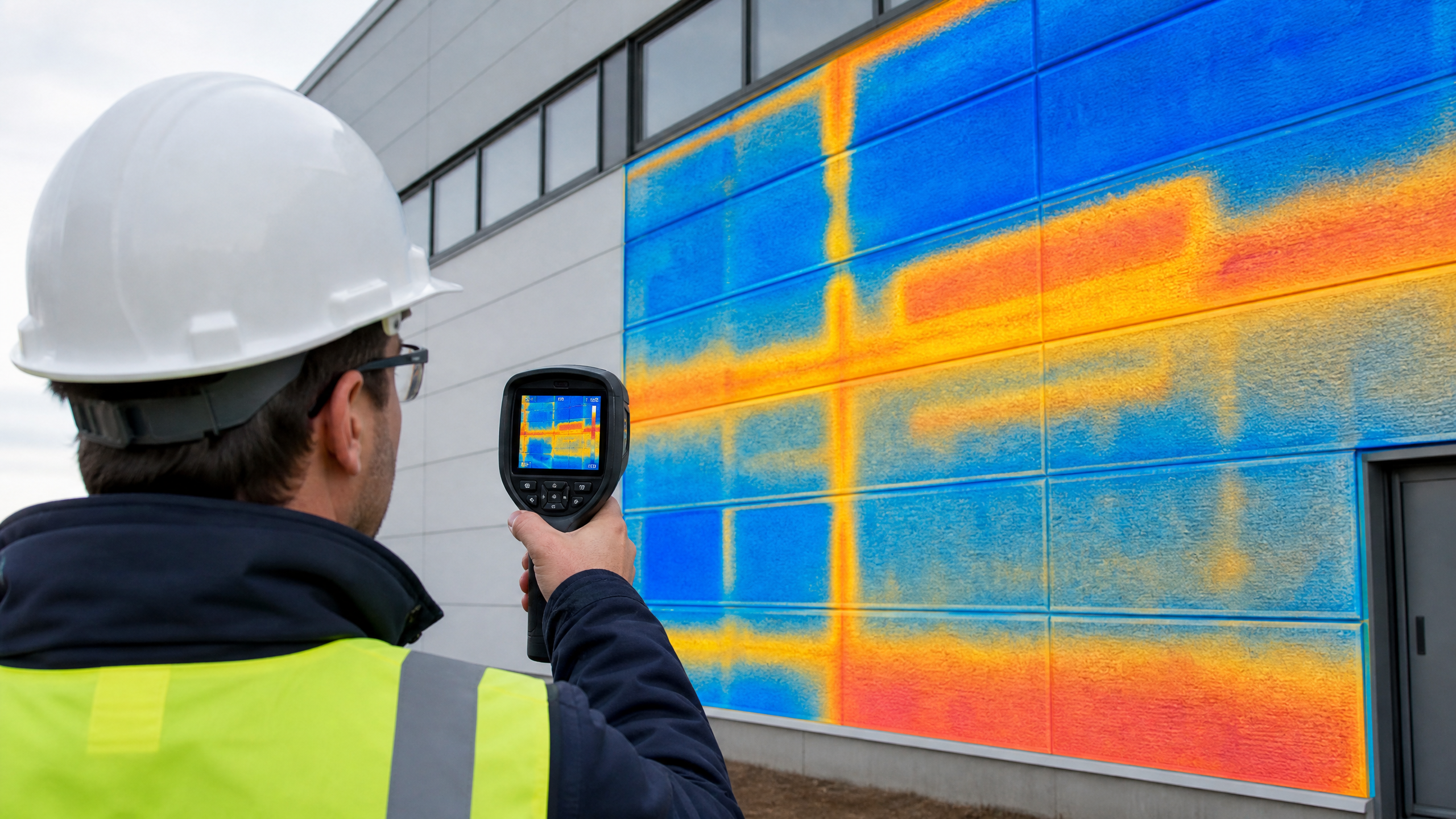 Thermal camera building inspection