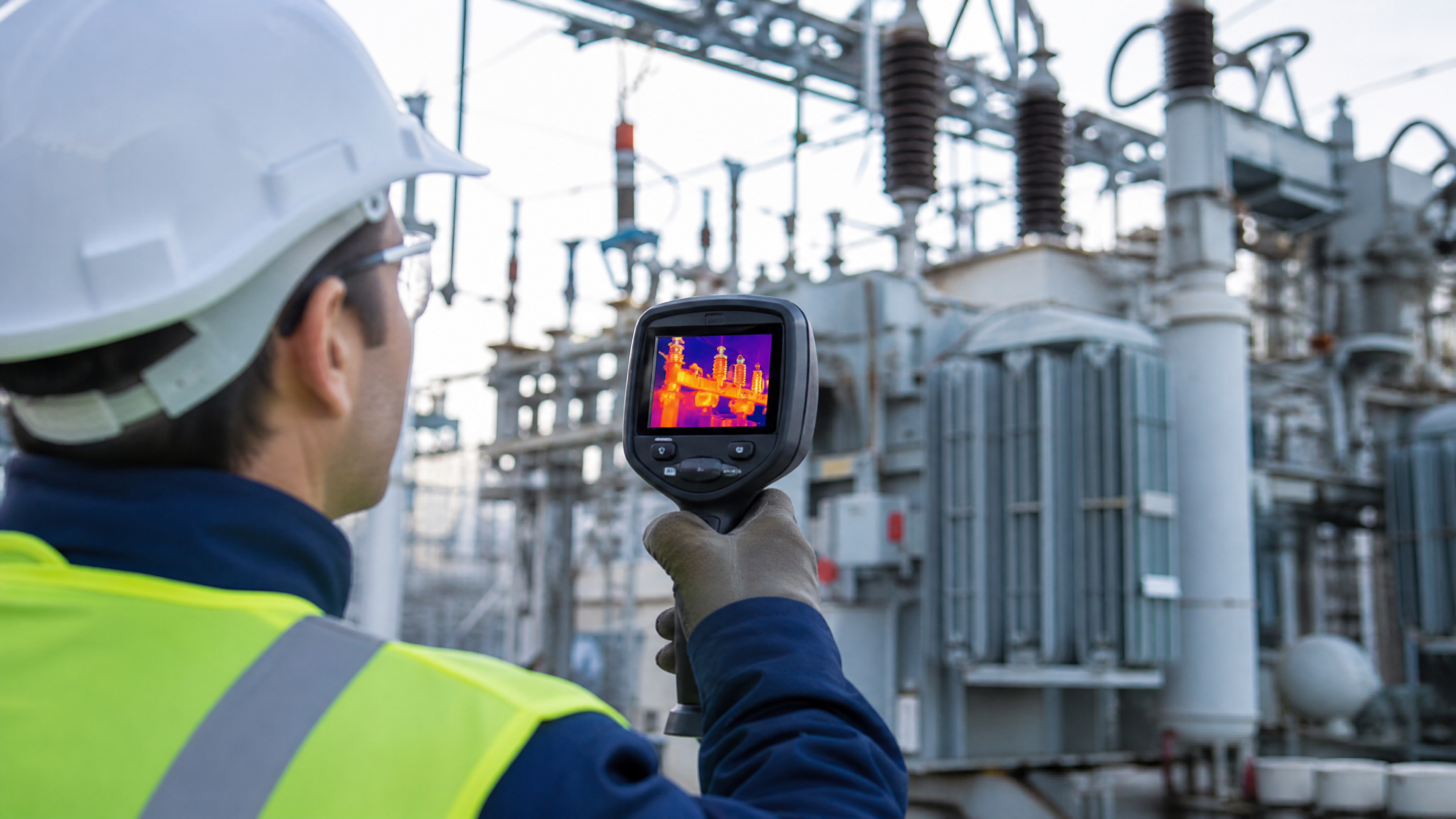 Thermal camera substation inspection